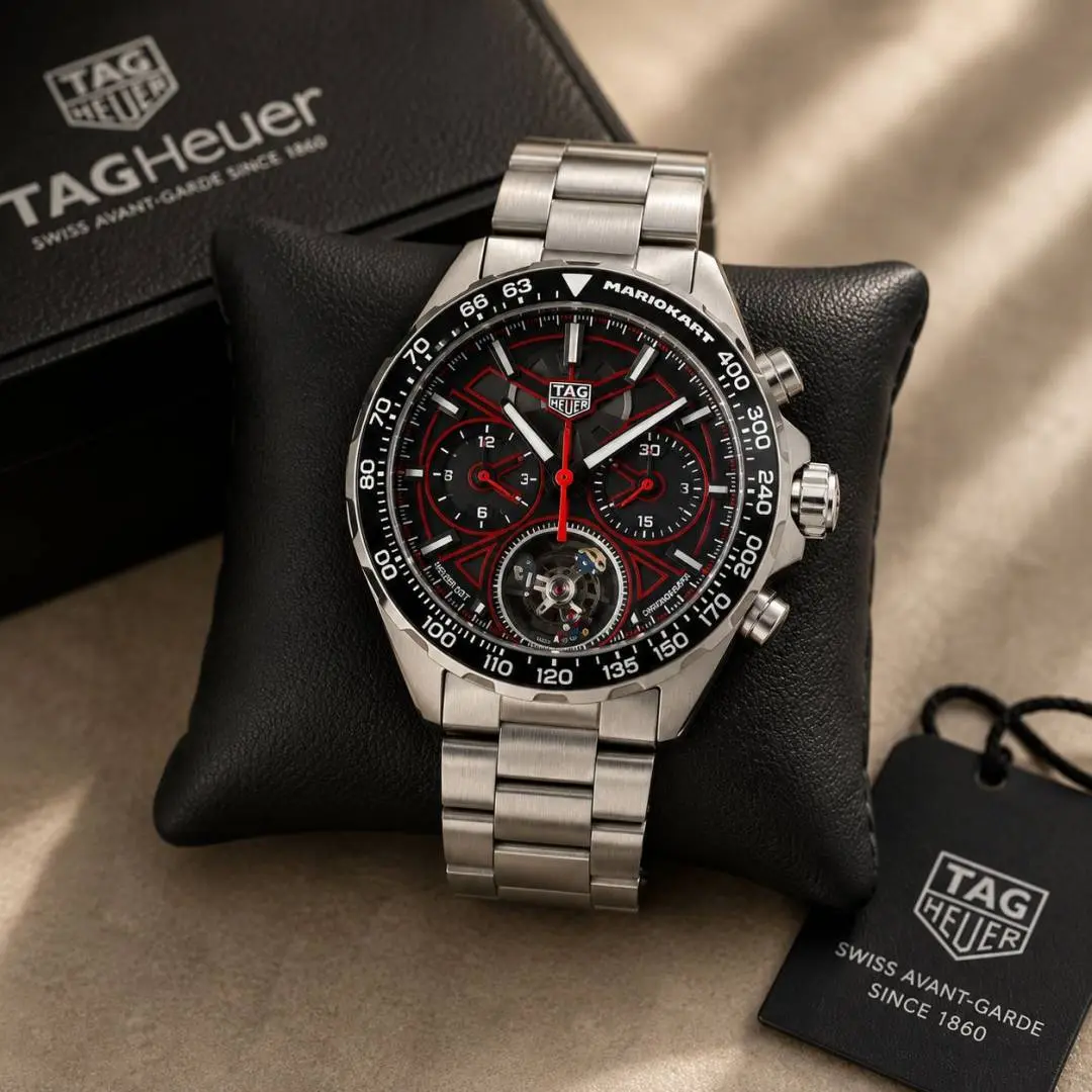 TAG Heueer Formula 1 x Mario Kart Chronograph Tourbillon - Image 3