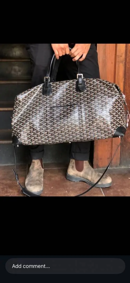 Goyard Bowling 55 Duffle With DustCover - Image 3