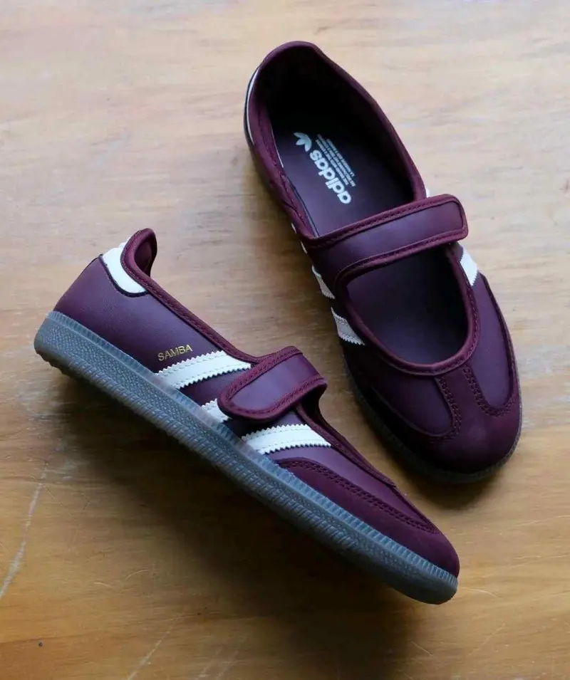 Adiidas Samba Mary Jane Maroon - Image 3