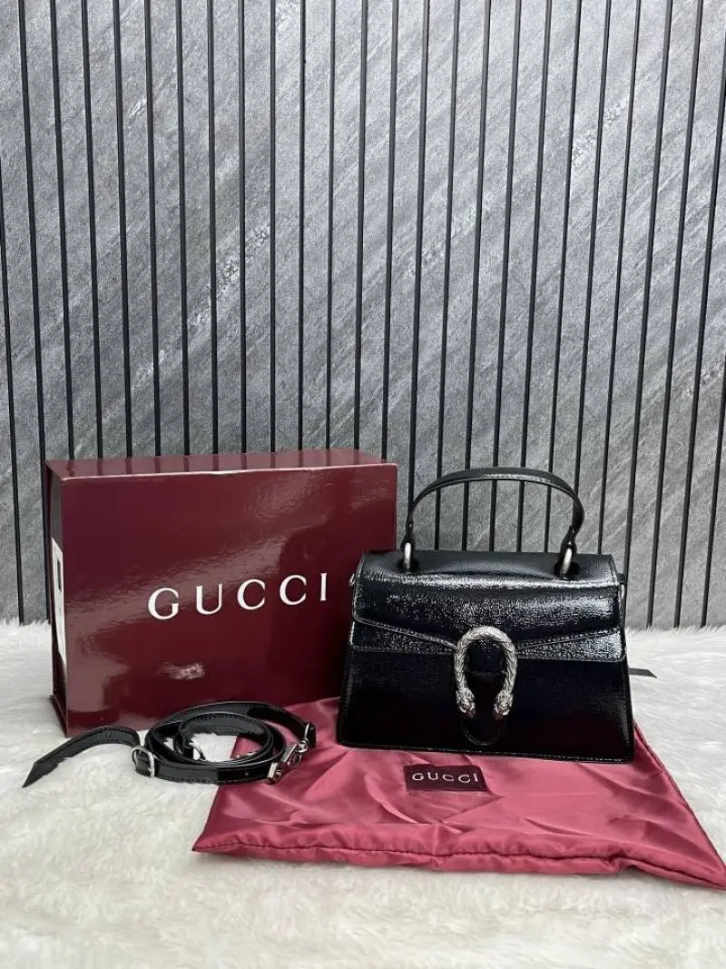 Gucci Dionysus Top Handle Patent Leather With OriginalBox DustCover Highend - Image 7