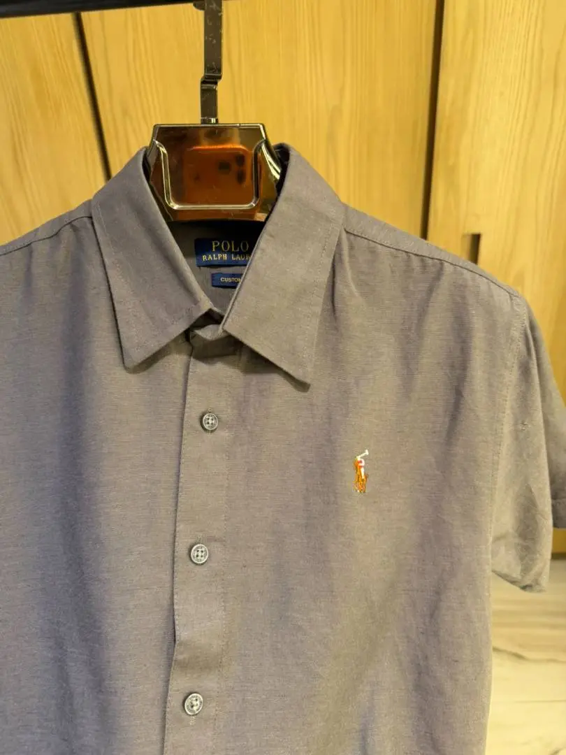Ralph LAUREN P-OLO IMPORTED STORE ARTICLE SHIRT LINEN FABRIC - Image 5