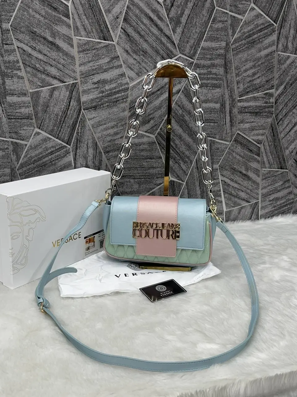 Versace Jeans Couture Sling Shoulder Bag With Original Box - Image 5