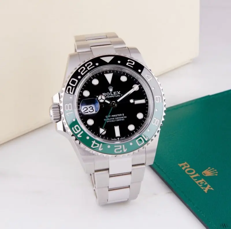 Rolex Oyster perpetual Gmt master Steel-Aqua Blue - Image 2