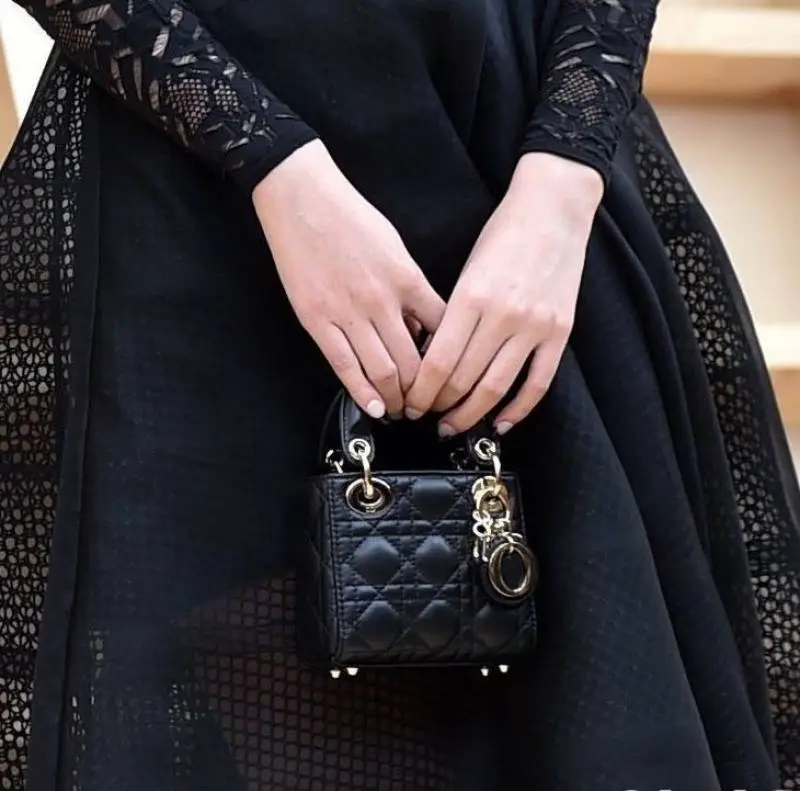 Dior Lady SuperMini 13CM Crossbody MiniBag With OriginalBox - Image 2