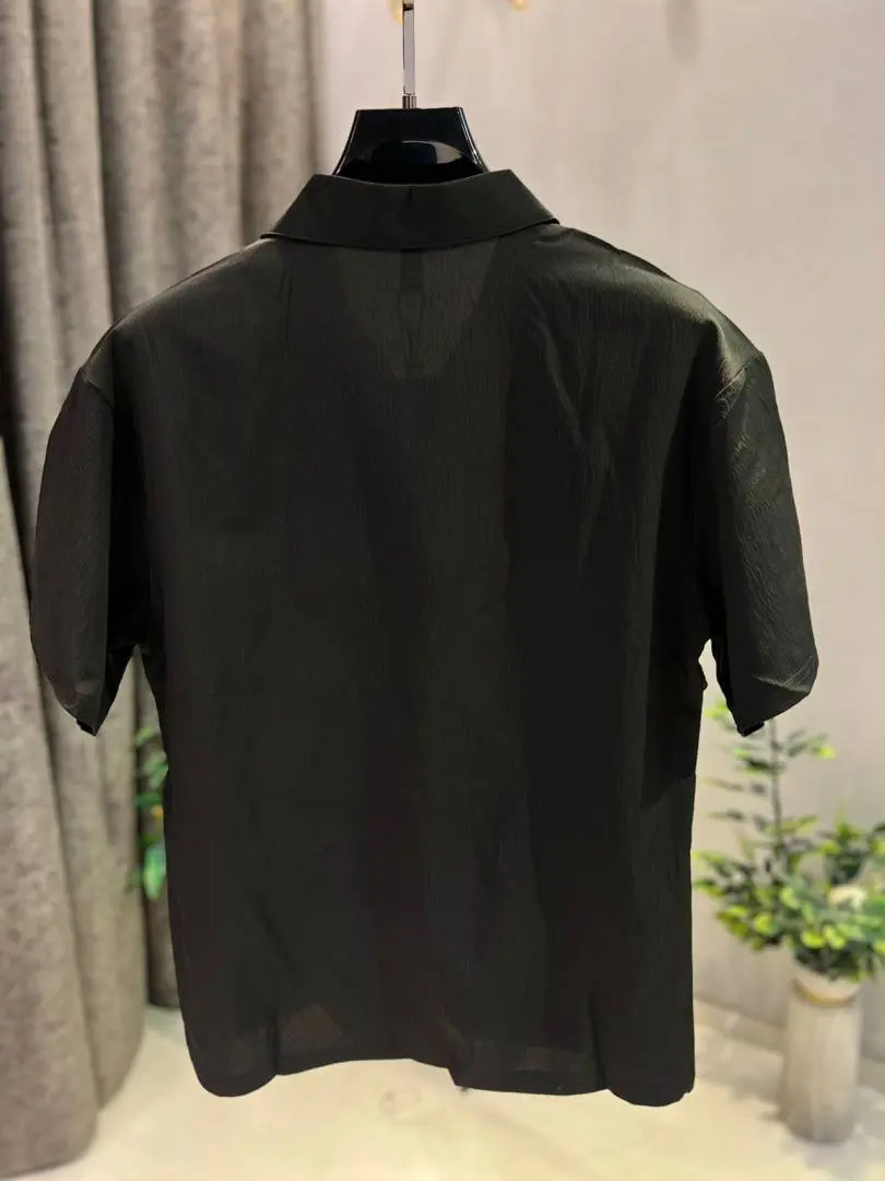 KOREAN IMPORTED HIGH DEMAND ARTICLE POLO T-SHIRT BLACK - Image 5