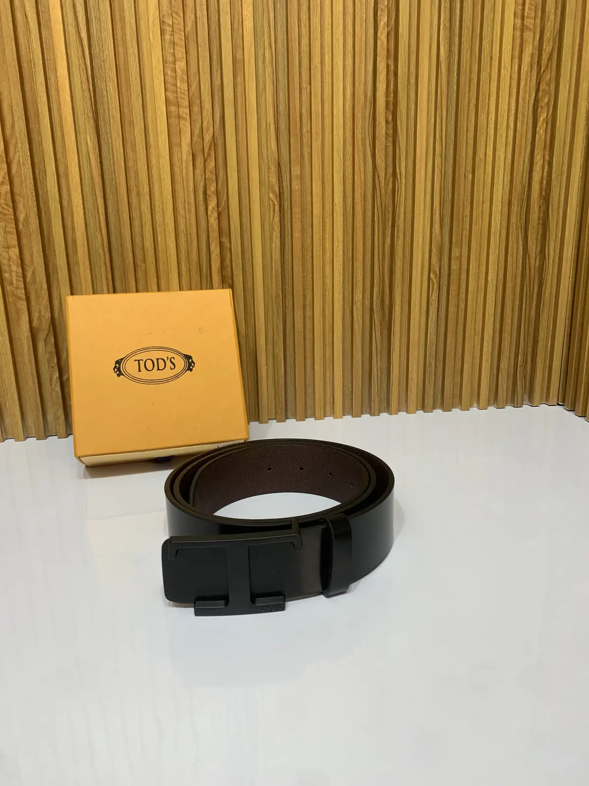 11 TODD'S FULL BLACK PREMIUM QUALITY BELT WITH BOX - Image 3