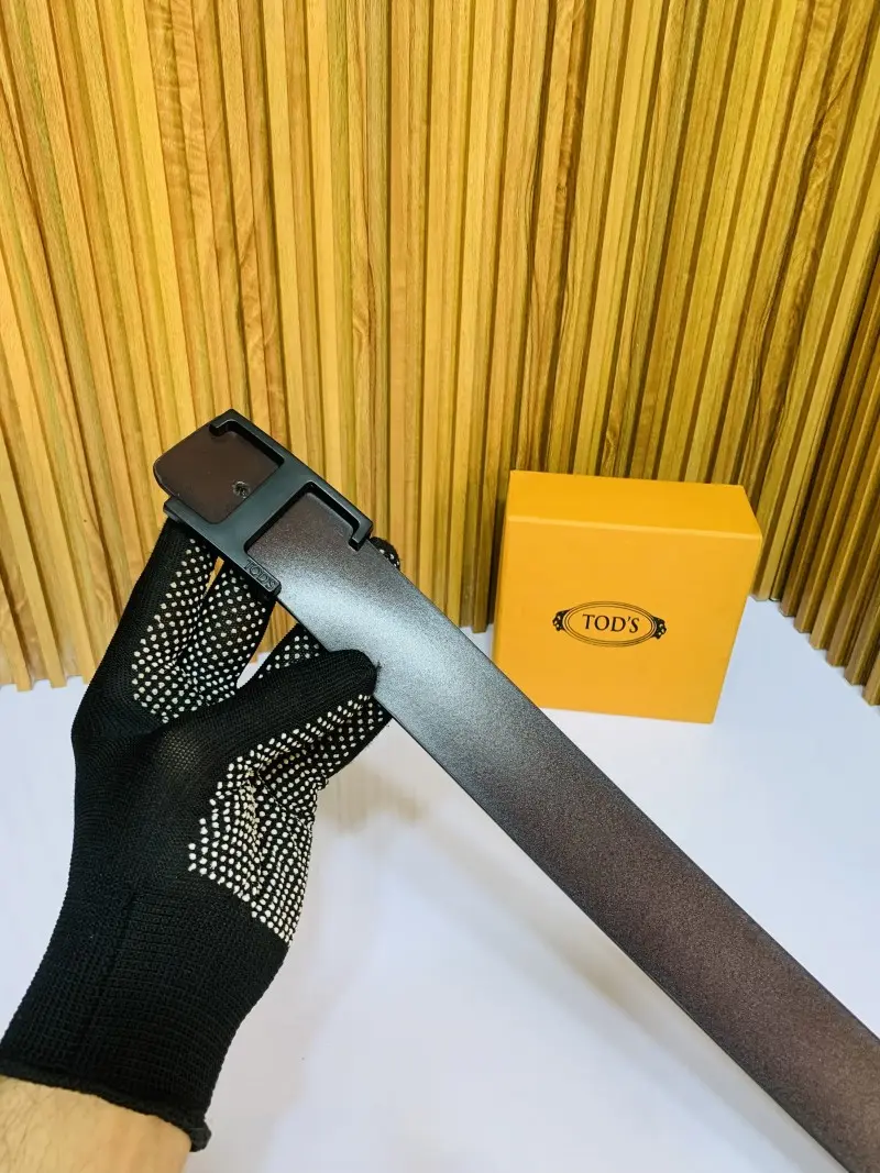 12 TODD'S BLACK BROWN PREMIUM QUALITY BELT WITH BOX - Image 4