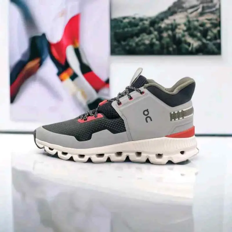 ON CLOUD HI EDGE Black grey - Image 4