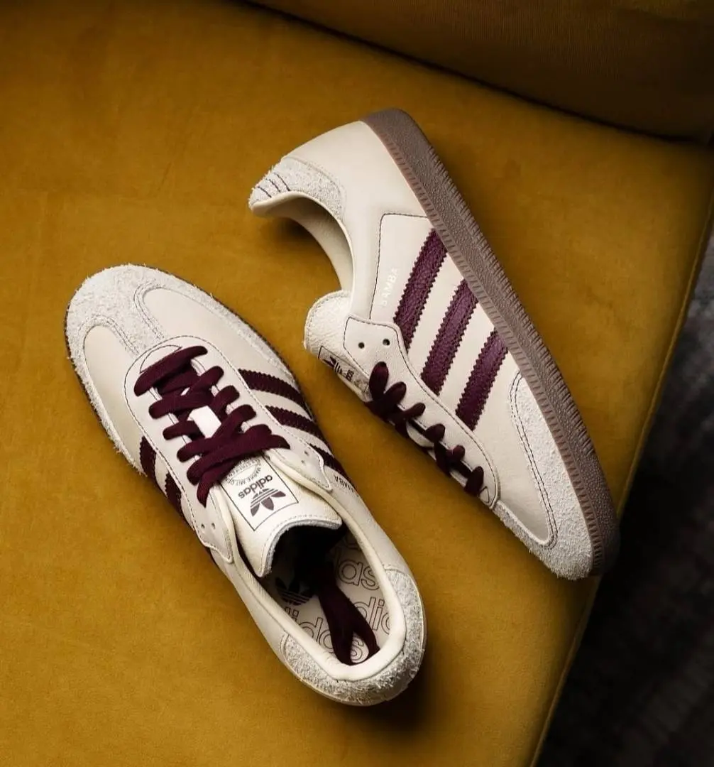Adidaass Samba Og Wonder White Maroon - Image 3