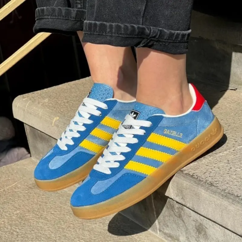 Adidas x gazelle light blue yellow - Image 3