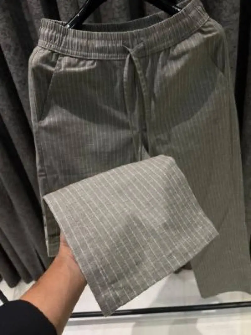 STORE ARTICLE IMxPORTED LINEN FABRIC JEANS - Image 2