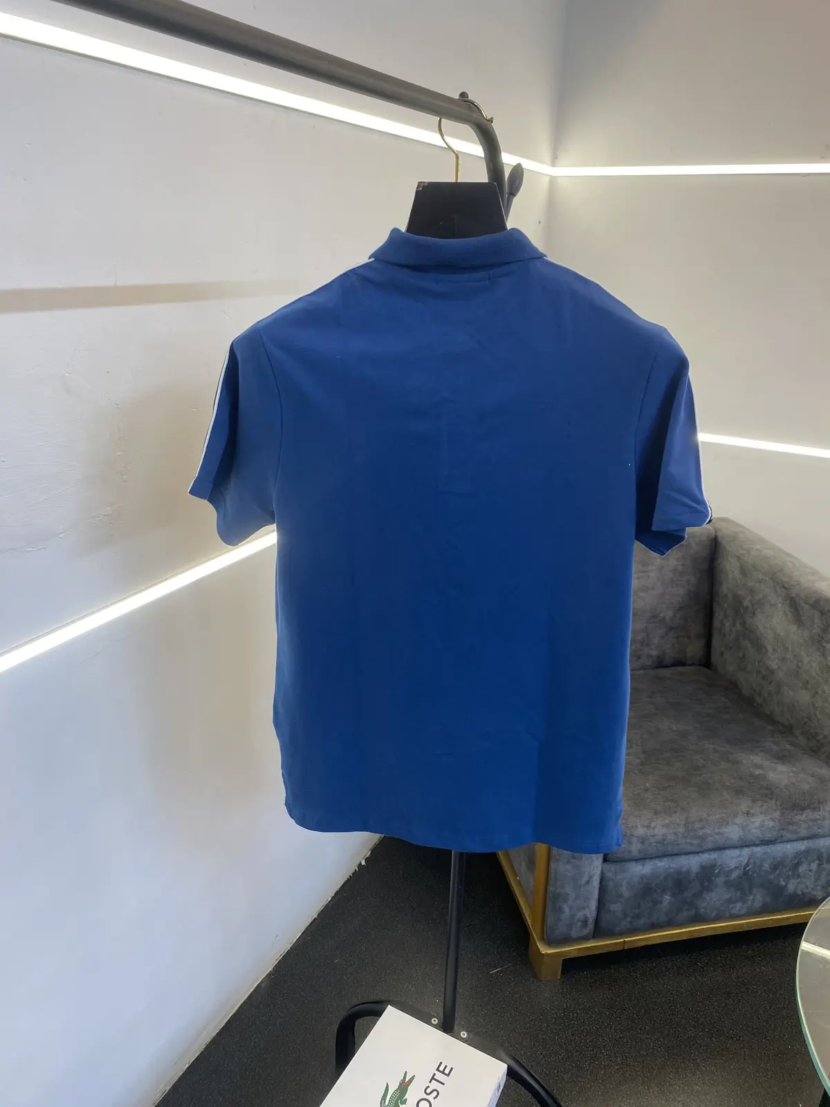 Lacoste imported box pack polo tshirt mid blue sale - Image 3