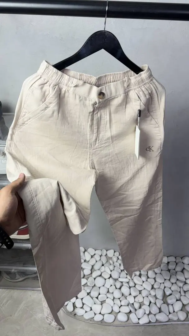 Calvin Kleiin Premium Linen Pants 3053 - Image 3