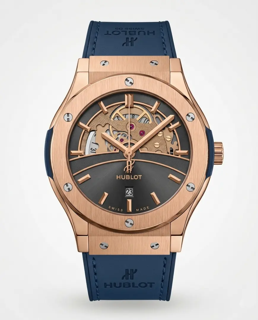 Hublot Big Bang Tourbillon Blue Leather