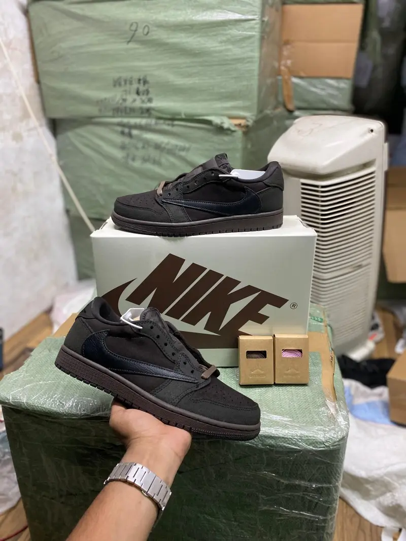 Travis Scott X Air Jordan 1 Retro Low OG SP Velvet Brown UA Quality
