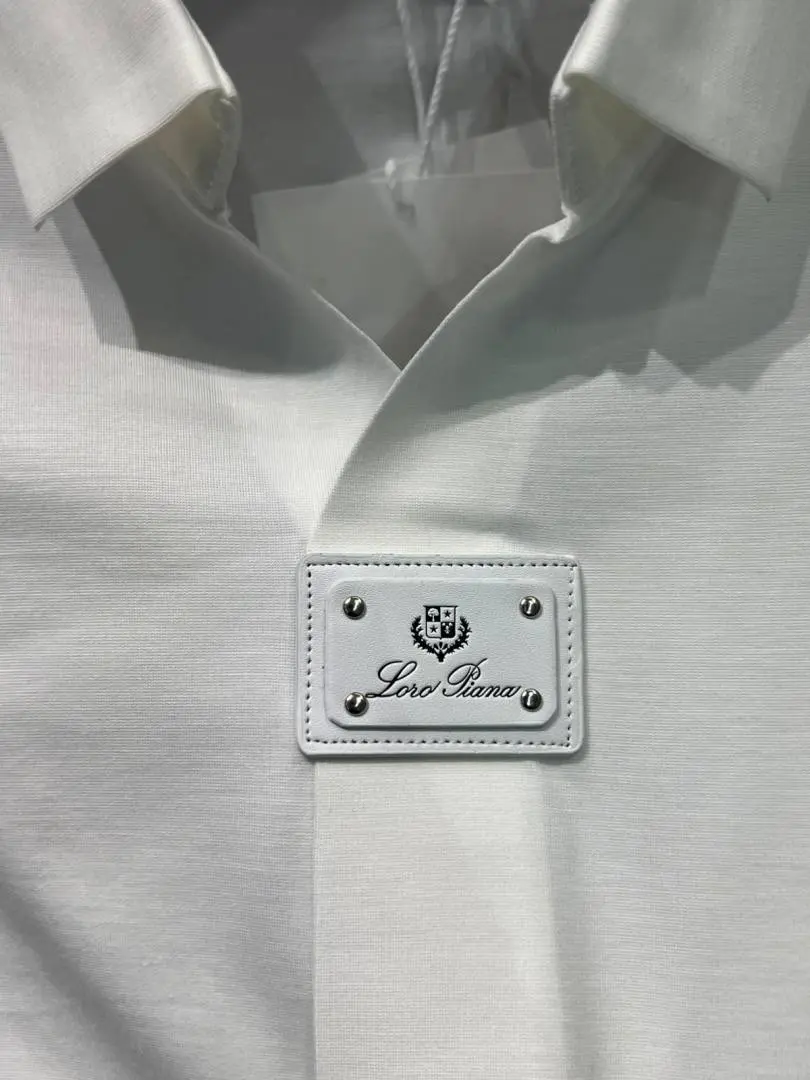 LORO PIANA IMPORTED STORE ARTICLE FULL SLEEVES POLO T-SHIRT - Image 2