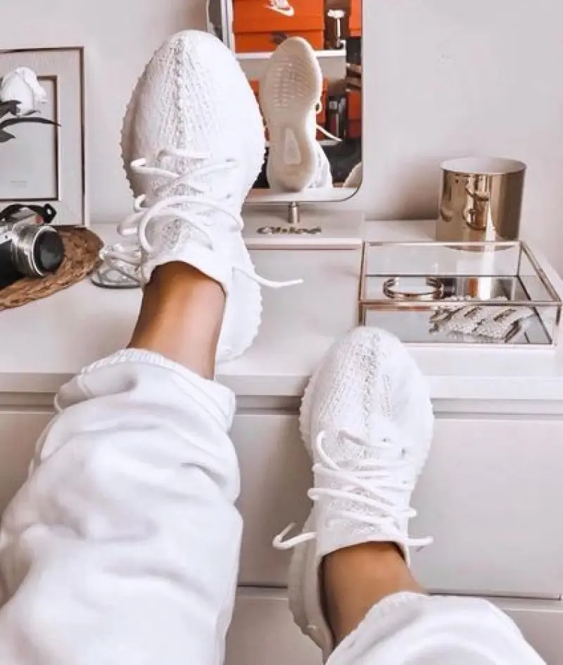 Adidas yeezy 350 v2 oreo white premium semi ua - Image 2