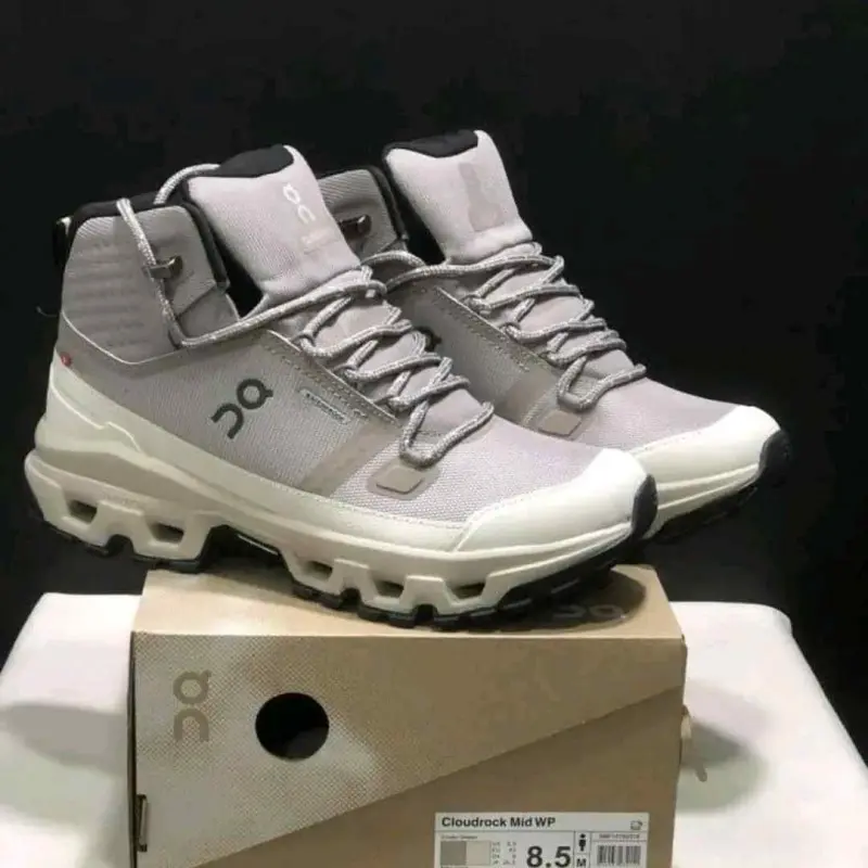 On Running Cloudrock Mid Waterproof Cinder Desert