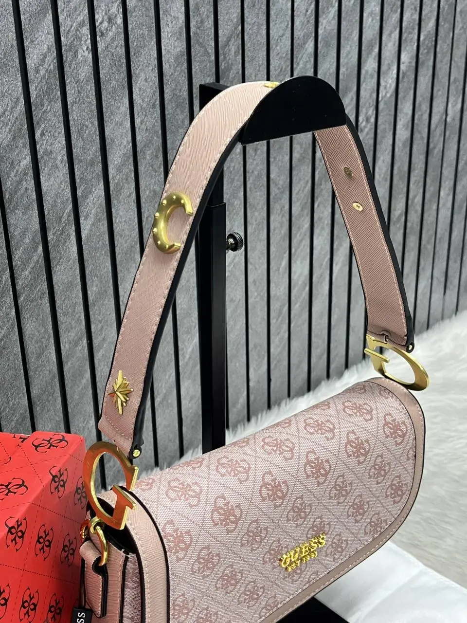 Guess G Dream Flap Shoulder Crossbody Bag With Original Box Dust Cover Premium - Image 4
