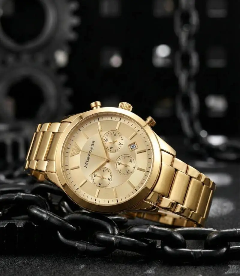 Emporio Armaan i Classic Gold-Gold