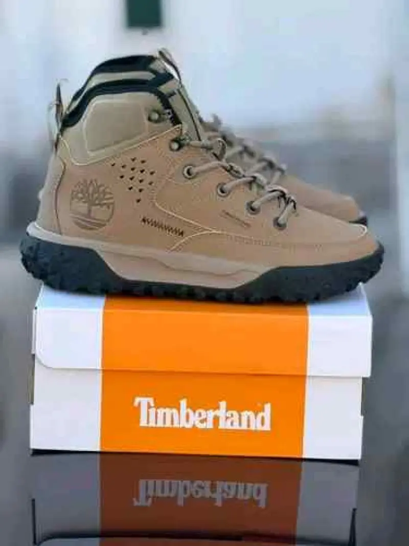 TimberlandGREENSTRIDE MOTION 6 MID - Lace-up ankle boots - medium beige - Image 4