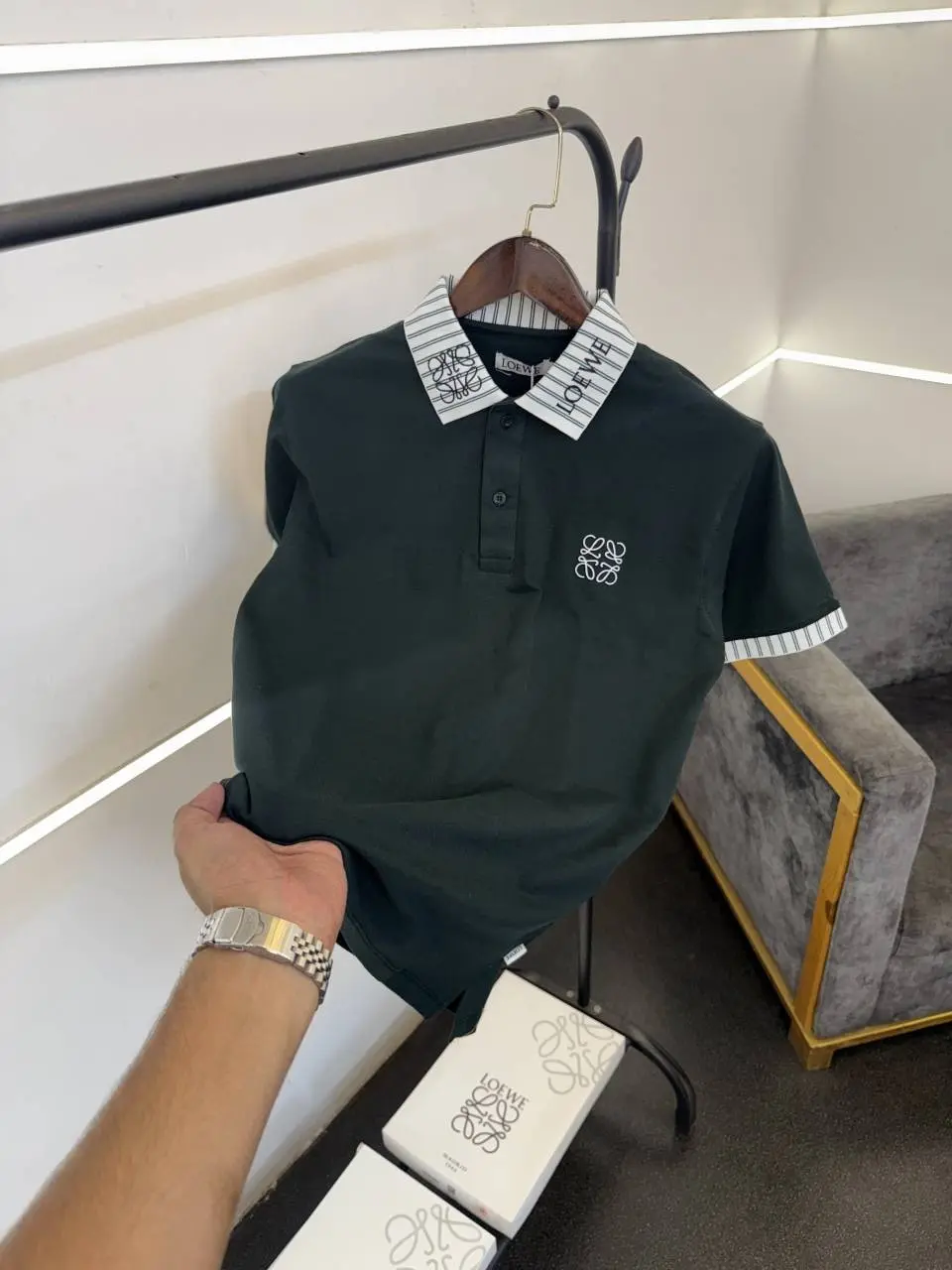 Loew e box pack imported polo tshirt green - Image 2