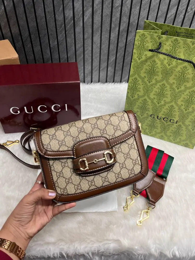 Gucci CB Horsebit 1955 Small ShoulderBag With Premium DoubleBox Packing 2 LongBelt Highend WithCarryBag - Image 2