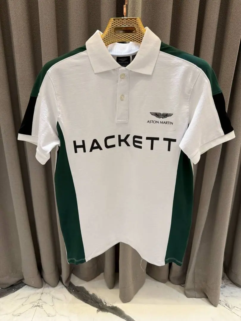 Hackett Aston Martin Polo White
