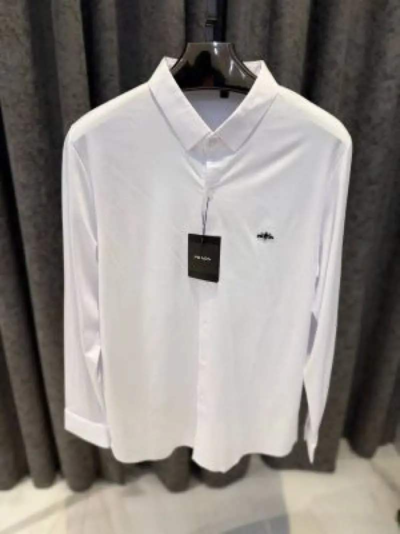 Prada IMPORTED TRENDING KOREAN SHIRT WHITE - Image 2