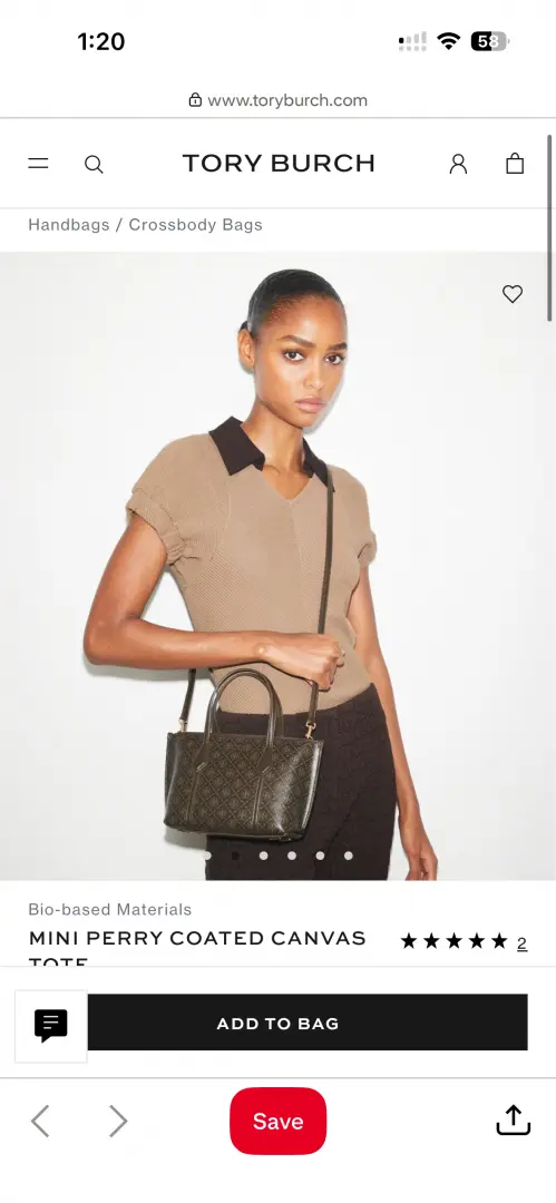 Toryy Burch Perry SmallTote Highend With OriginalMagnetBox DustCover - Image 7