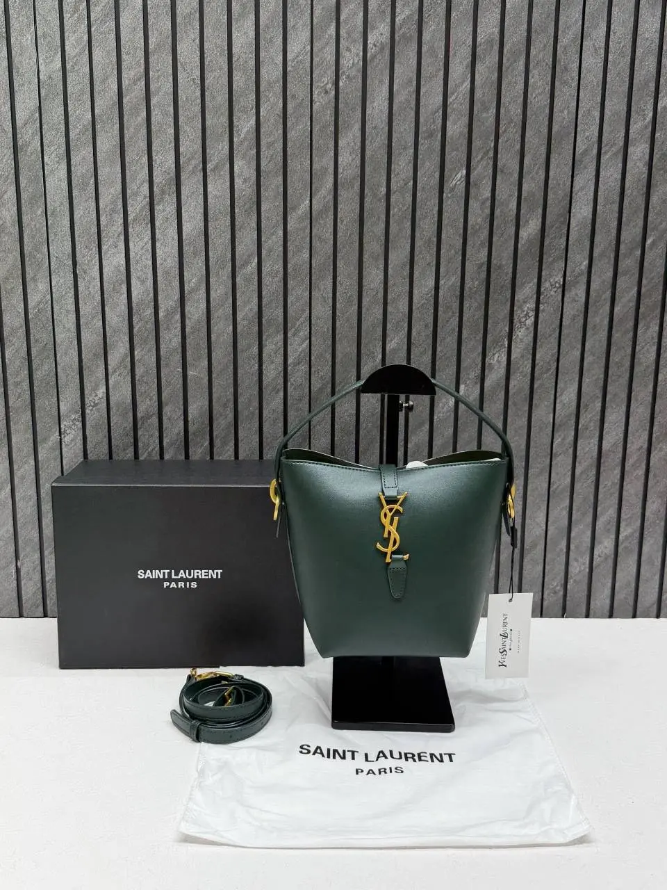 Ysl 8875 Bucket Bag With Original Box DustCover & Potli Bag Inside - Image 5