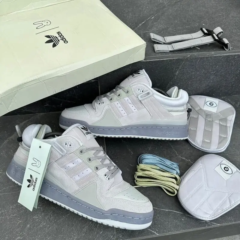Adidas Bad Bunny Forum GREY 414 - Image 3
