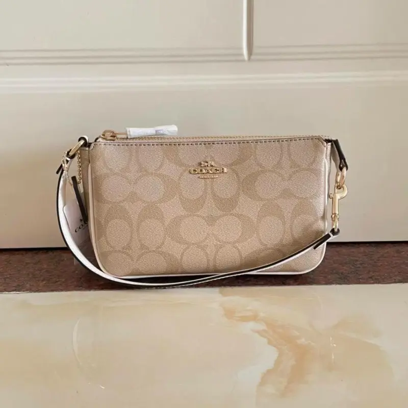 Coach Nolita 18 khakhi With Original Box - Image 4