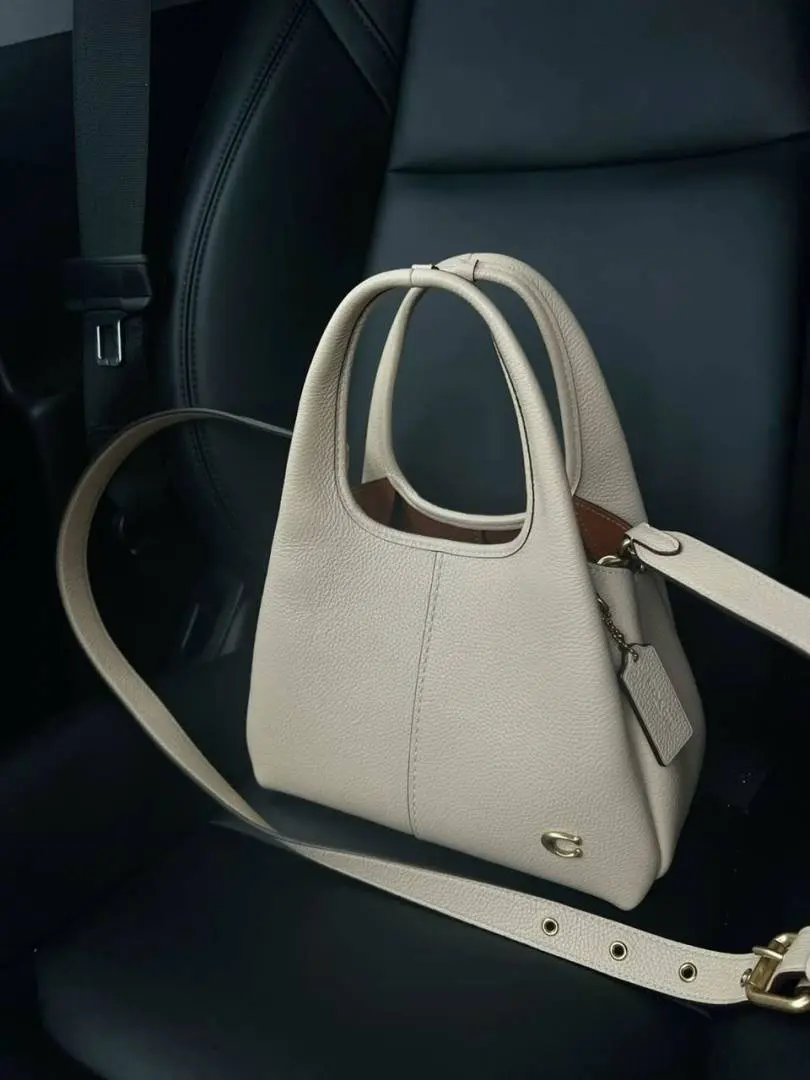 Coach Lana 23 White With OriginalBox DustCover LongBelt - Image 2