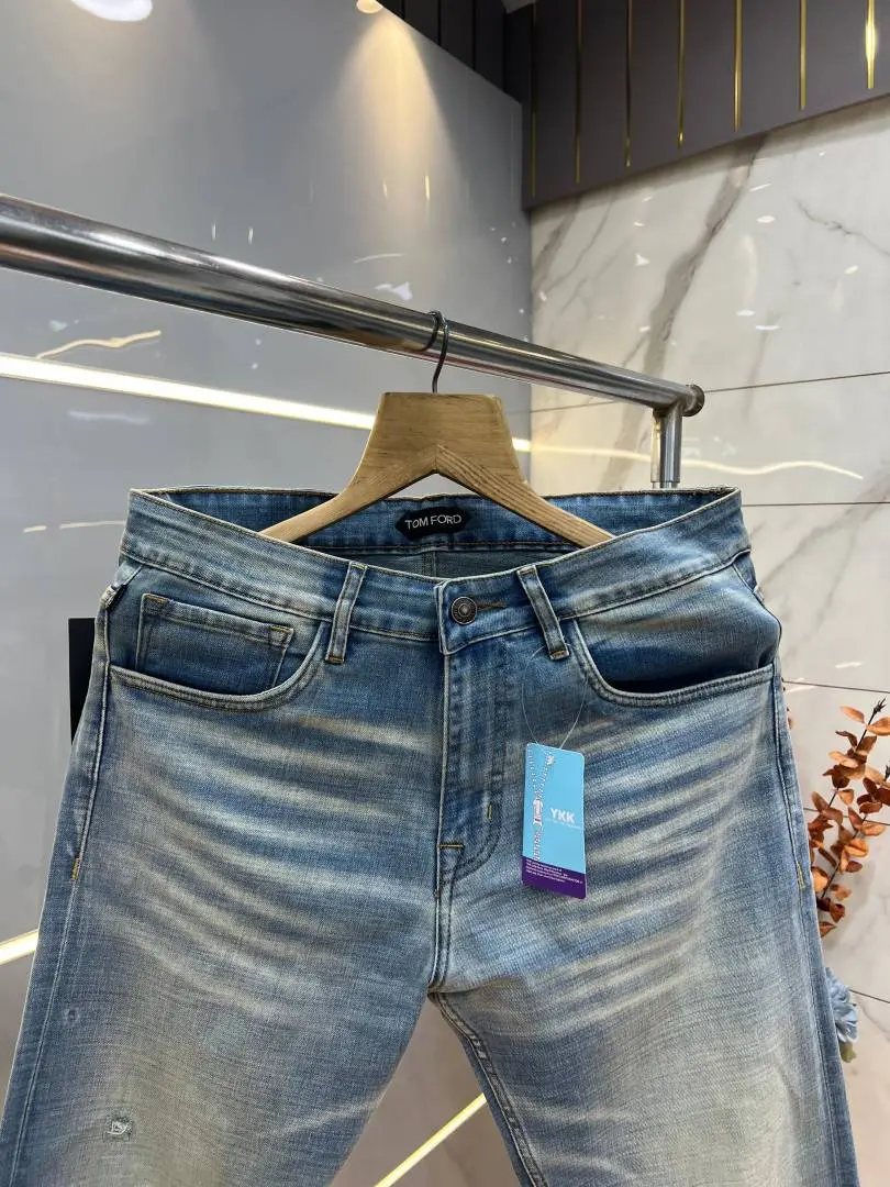 Tom forr Light shade Straight Fit Premium Imported Stretchable Lycra Fabric Denim 3938 - Image 4