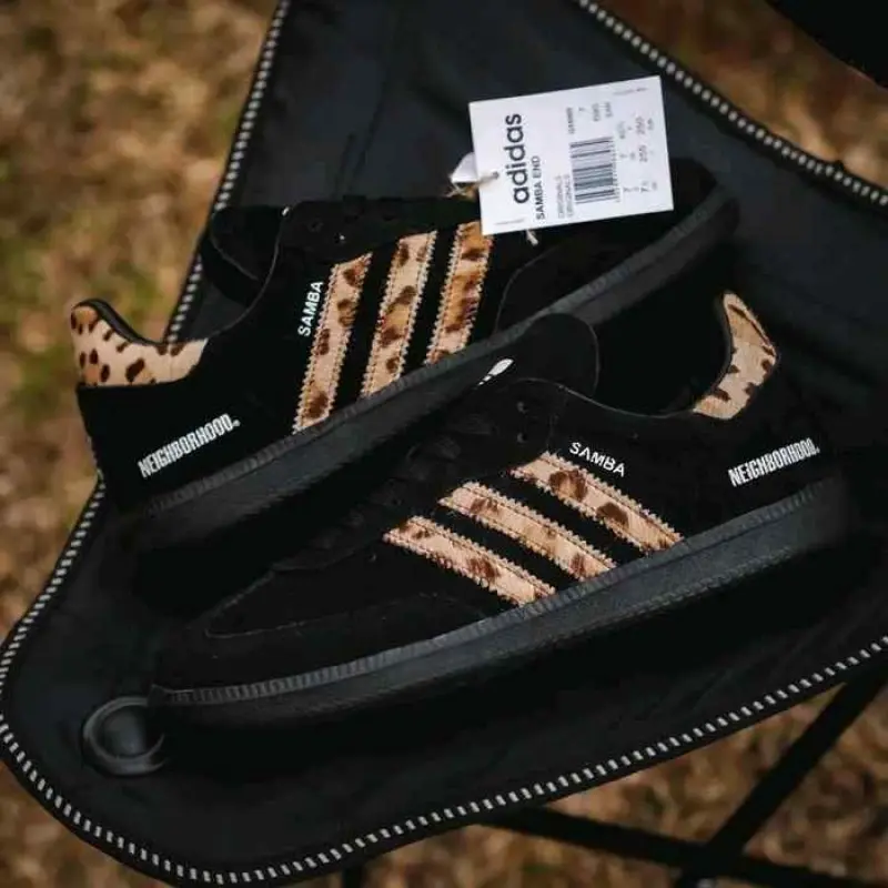 Adidas End X Neighborhood X Samba Black Leopard - Image 3