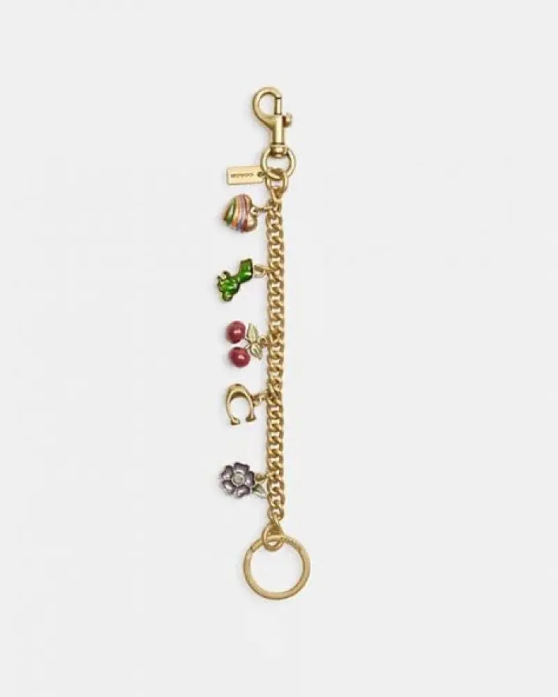 Coach Motif Bag Charm With Original Box NORETURN - Image 2