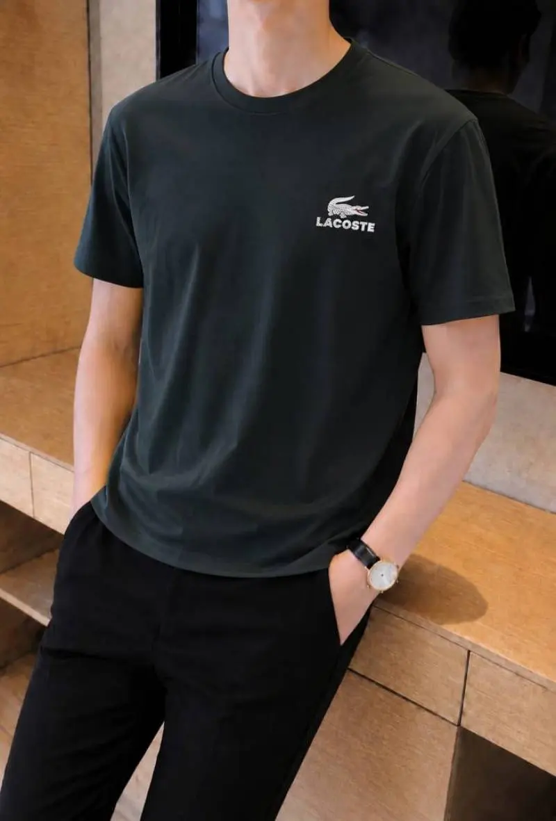 Lacoste IMPORTED STORE ARTICLE T SHIRT GREEN - Image 2