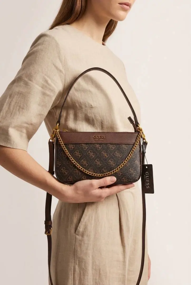 Guess GS6 Katey Brown Shoulder Bag With Original Box & Dust Cover - Image 2