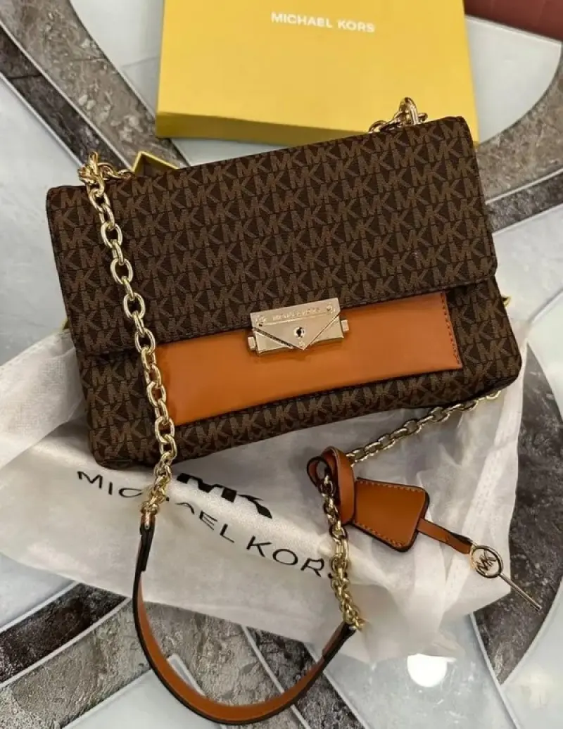 Michael Kors Cece Medium Shoulder Bag With Original Box - Image 9