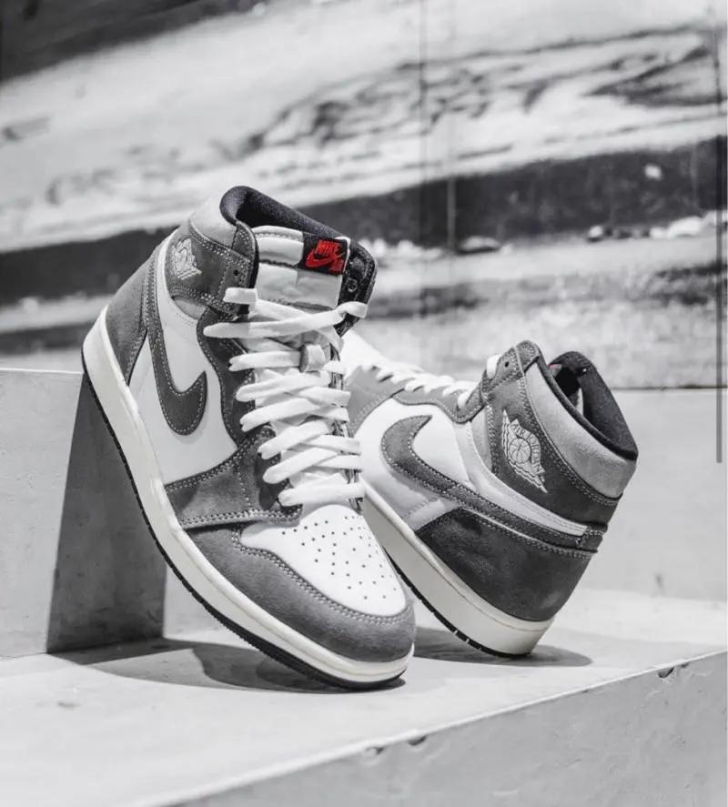 Nike AIR JORDAN 1 HIGH WASHED BLACK SEMI UA - Image 2
