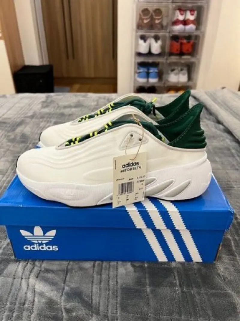 Adidas Adifom SLTN White Green Fix - Image 2