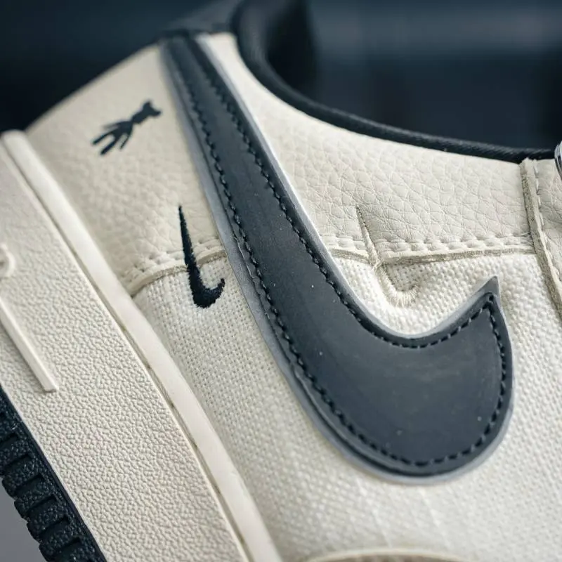 Nike Air force 1 07 Low Violent Bear Joint Linen Beige Black - Image 5