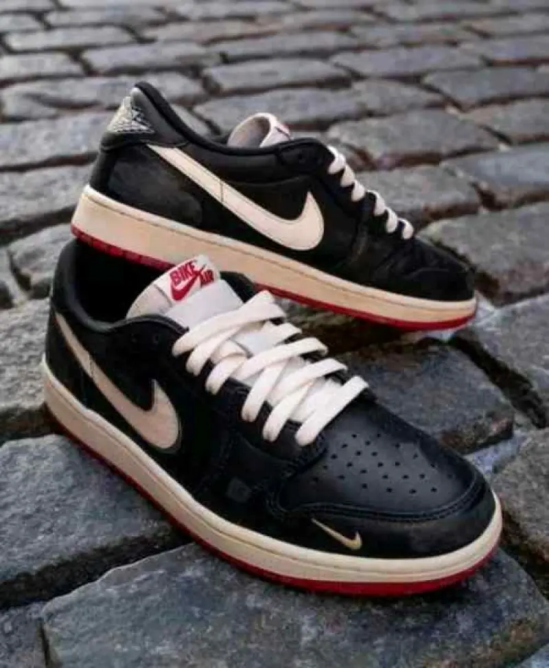 Nike Air Jordan 1 Low Bike x Nigel Sylvester Semi UA 548 - Image 4
