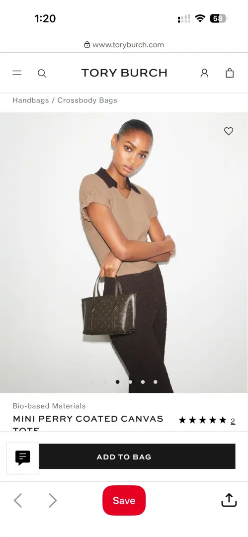 Toryy Burch Perry SmallTote Highend With OriginalMagnetBox DustCover - Image 6