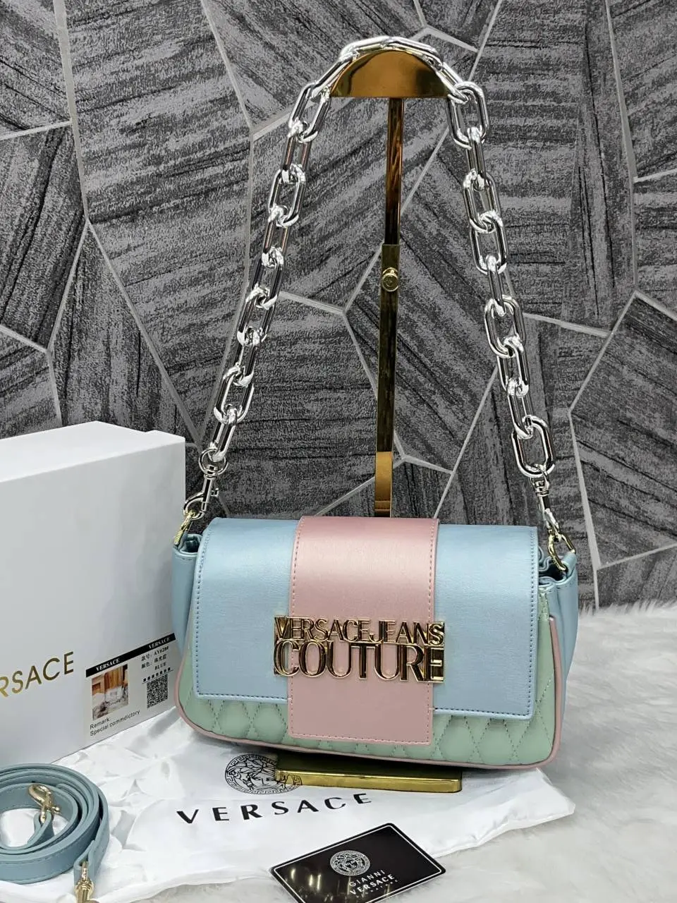 Versace Jeans Couture Sling Shoulder Bag With Original Box - Image 3