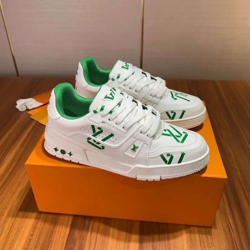 Louis Vuitton LV Trainer LV Green Print - Image 5