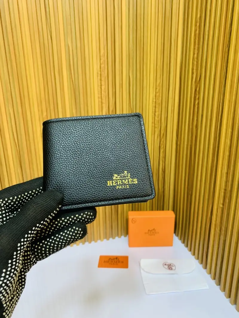 201 HERMEZ FULL BLACK PREMIUM QUALITY WALLET WITH BOX - Image 7