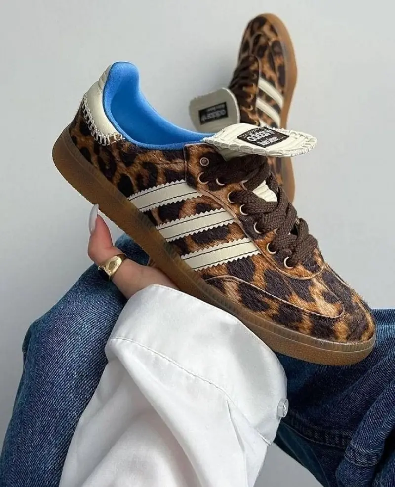 Adidas x Wales Bonner Samba Leopard Pony fix