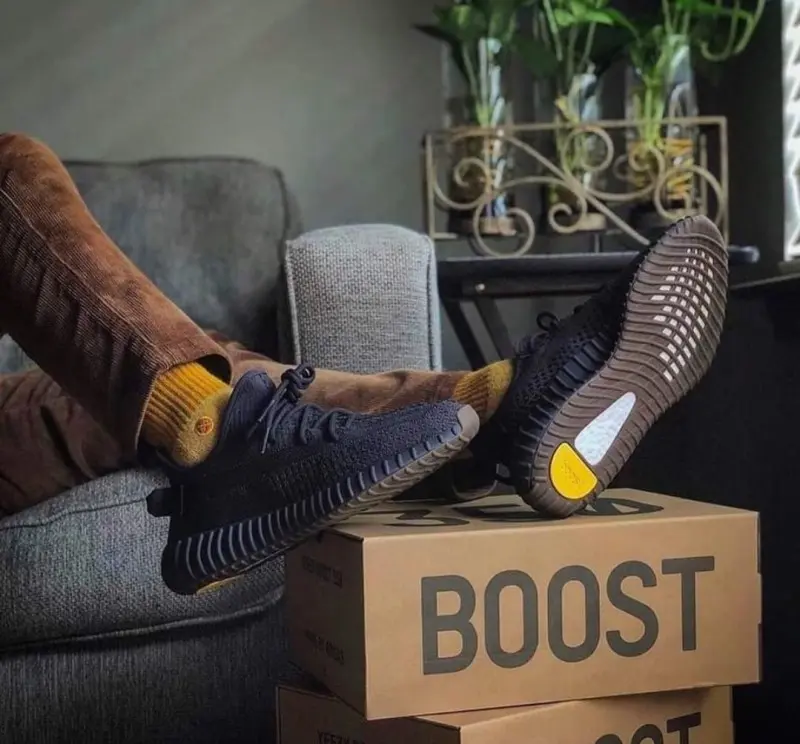 Adidas Yeezy 350 Black Cinder Reflective 487 - Image 4